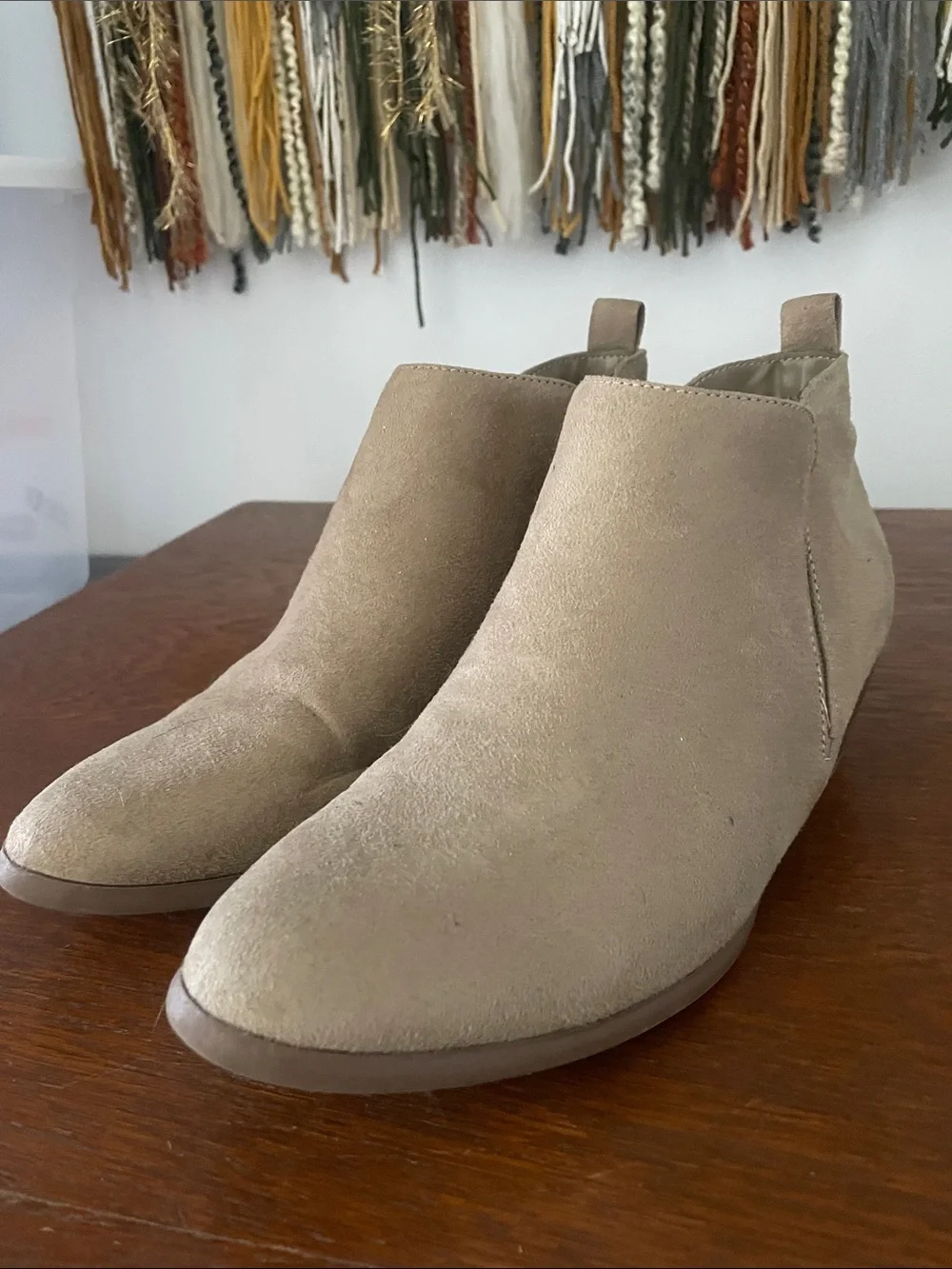 American Eagle Outfitters taupe suede